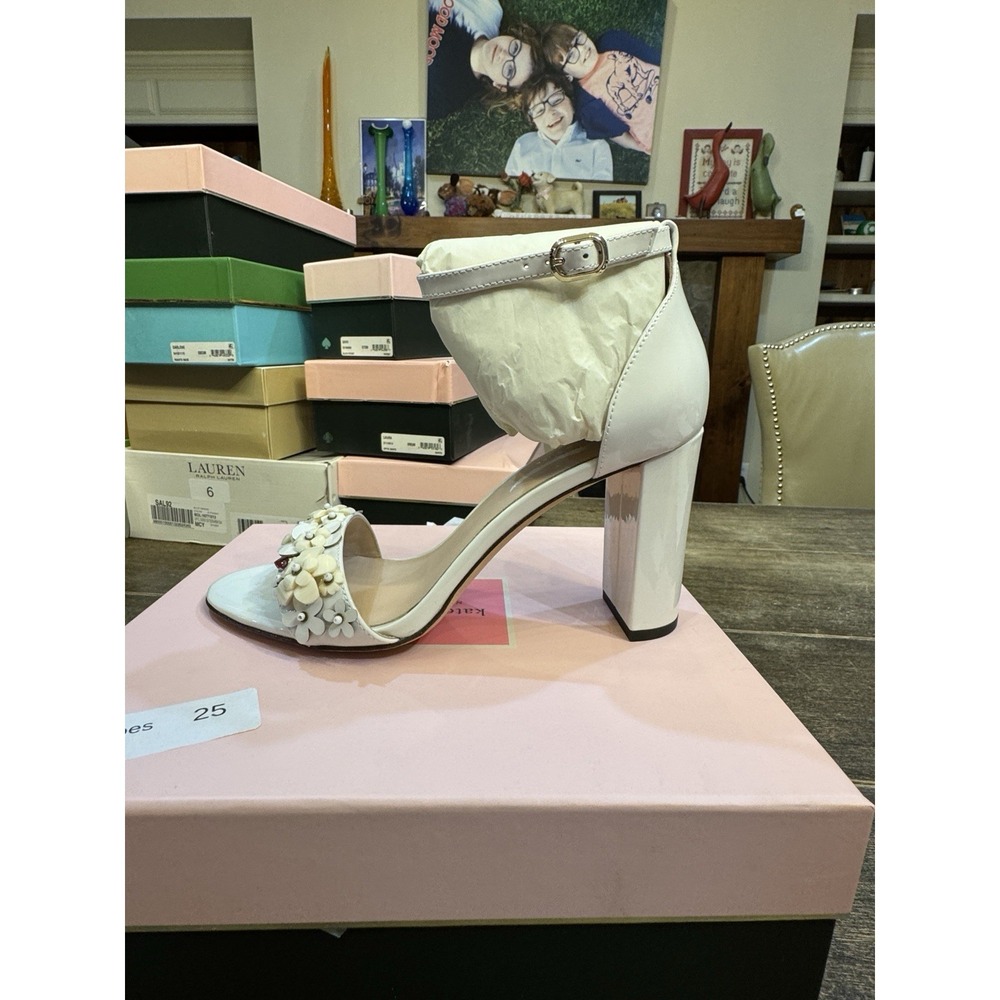 NIB KATE SPADE NEW YORK Tansy Embellished Dress Sandals Size 8M‎ - Picture 4 of 12